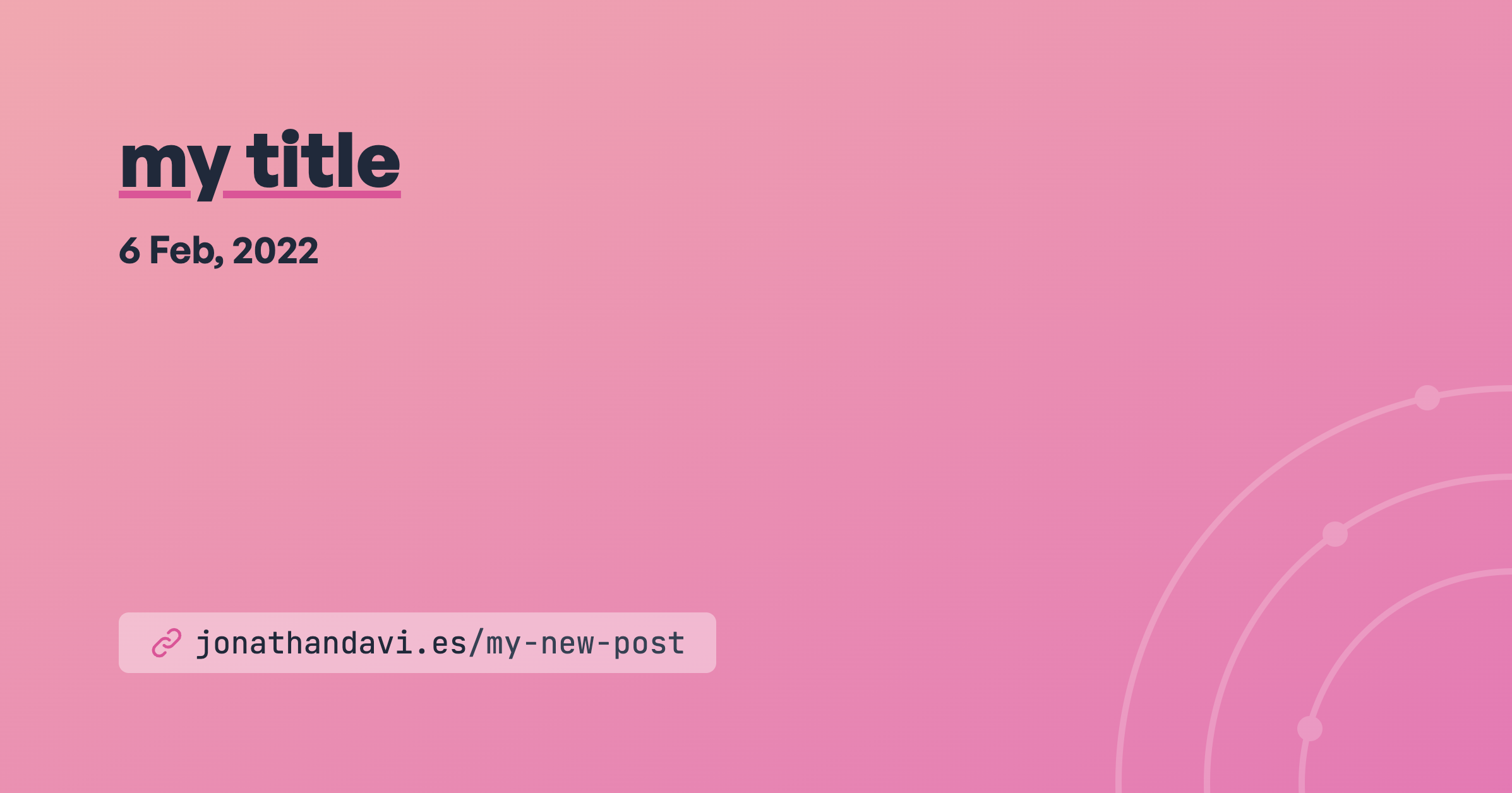 Example Open Graph Image with filler content